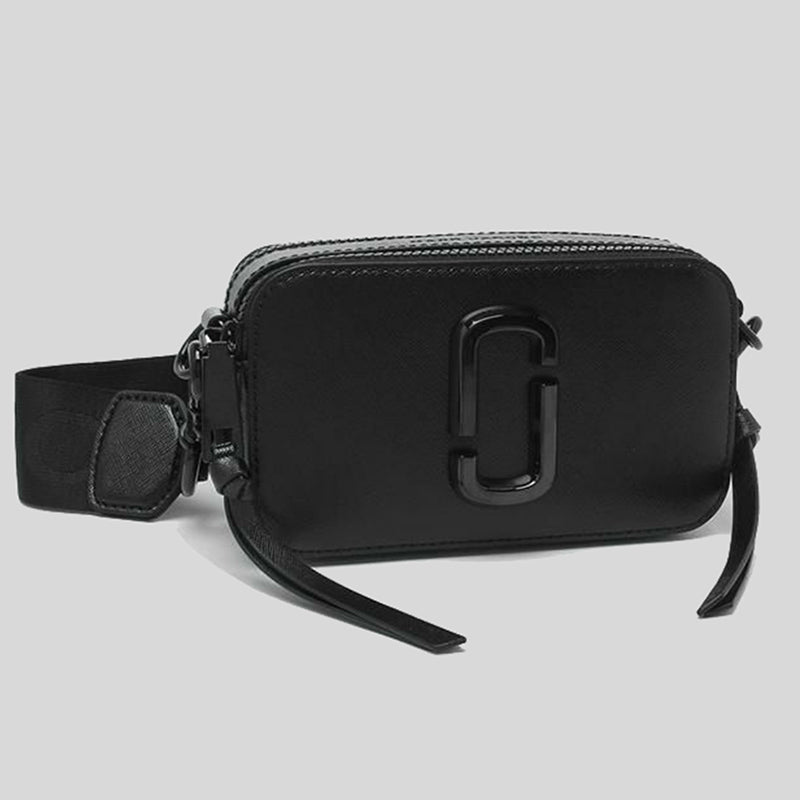 The Snapshot DTM Leather Camera Bag in Black - Marc Jacobs