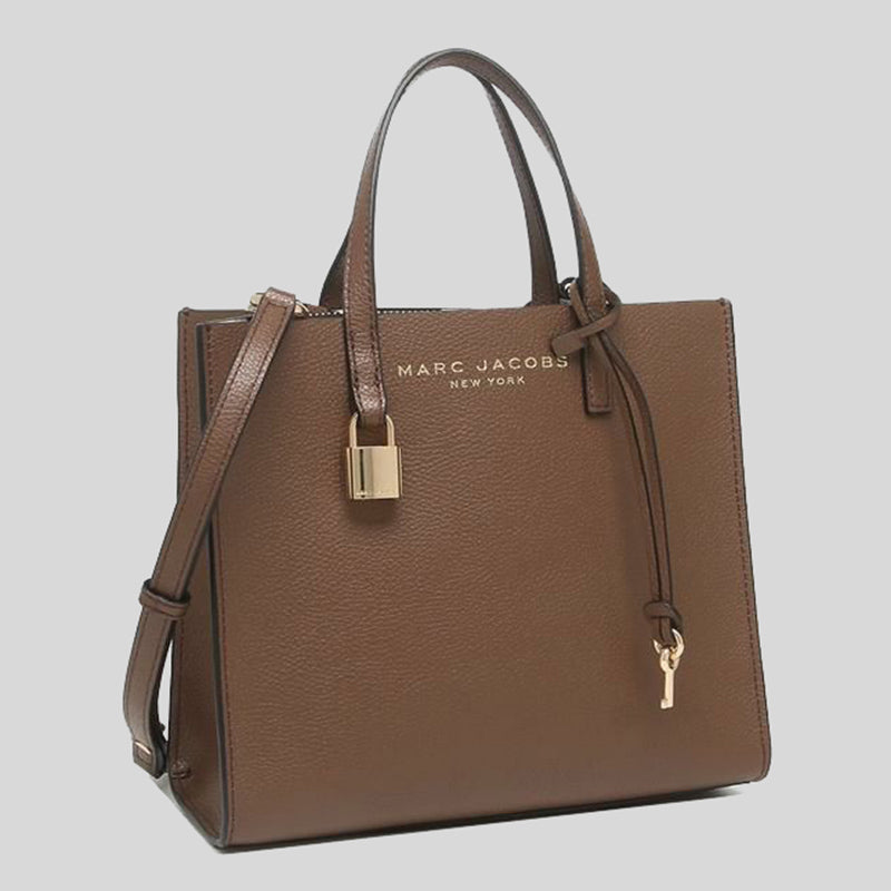 Marc Jacobs M0016132 Mini Grind Sandshell Cream/Black/Brown  Women's Satchel Tote Bag : Clothing, Shoes & Jewelry