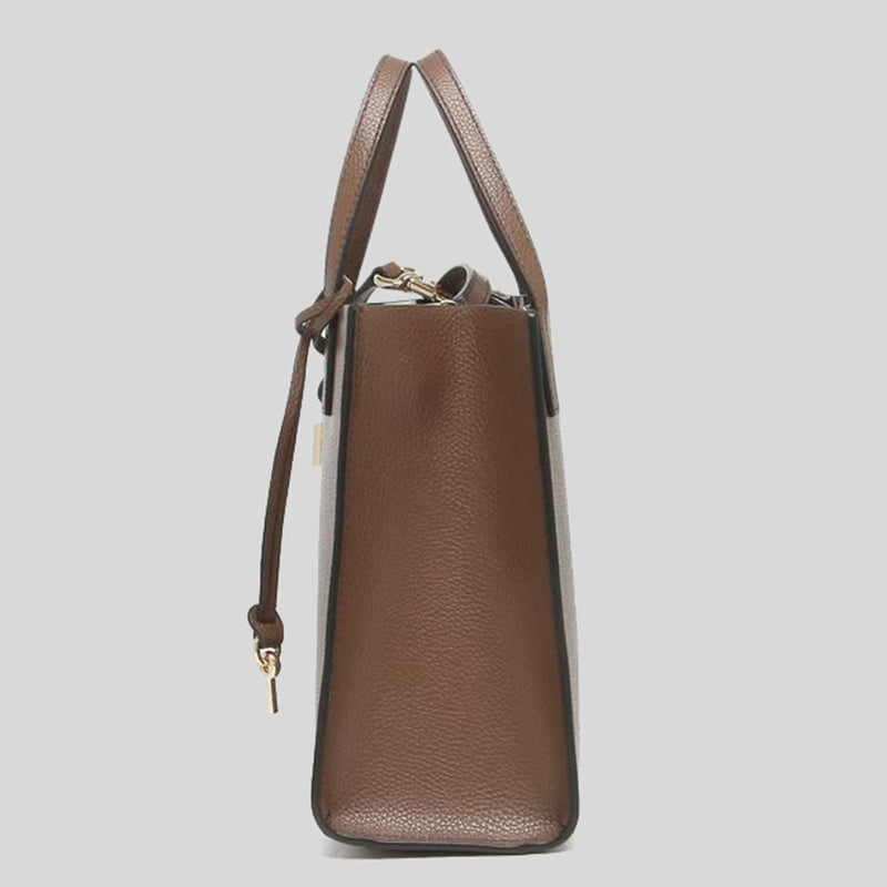 Marc Jacobs Mini Grind Coated Leather Tote Brown Bear M0015685