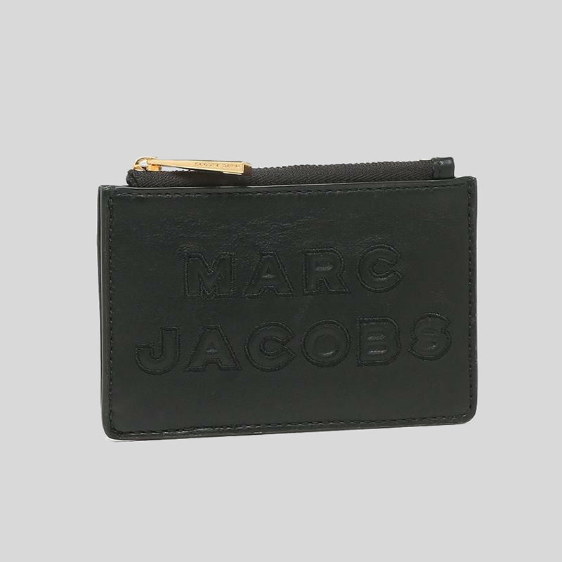 Marc Jacobs Leather Logo Card Holder M0015753 Black