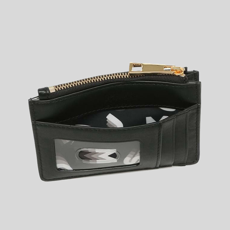 Marc Jacobs Leather Logo Card Holder M0015753 Black