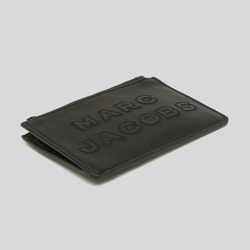 Marc Jacobs Leather Logo Card Holder M0015753 Black