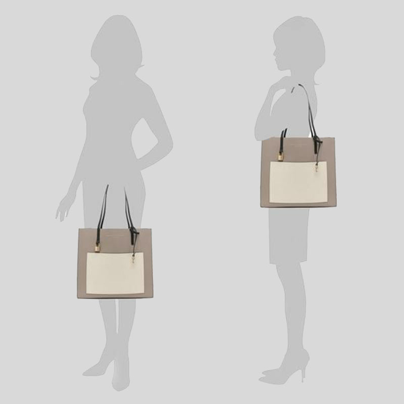 Marc Jacobs Grind Colorblocked Tote M0016131 Loam Soil Multi