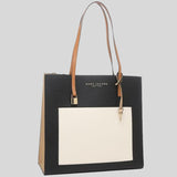 Marc Jacobs Grind Colorblocked Tote M0016131 Smoked Almond Multi