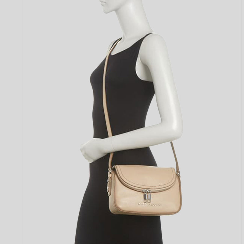 Marc Jacobs The Groove Leather Mini Messenger Bag M0016932 Greige