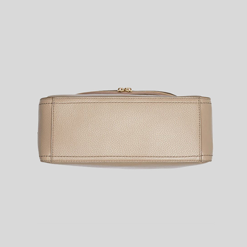 Marc Jacobs The Groove Leather Mini Messenger Bag M0016932 Greige