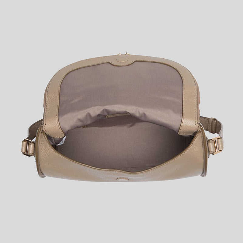 Marc Jacobs The Groove Leather Mini Messenger Bag M0016932 Greige