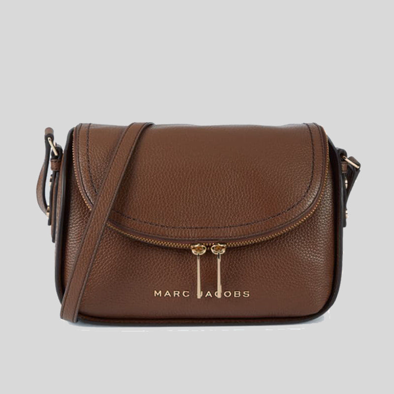 Marc Jacobs The Groove Leather Mini Messenger Bag Brown Bear M0016932