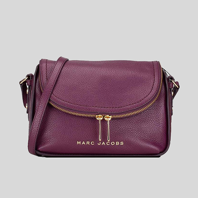 Marc Jacobs The Groove Leather Mini Messenger Bag M0016932 Prune