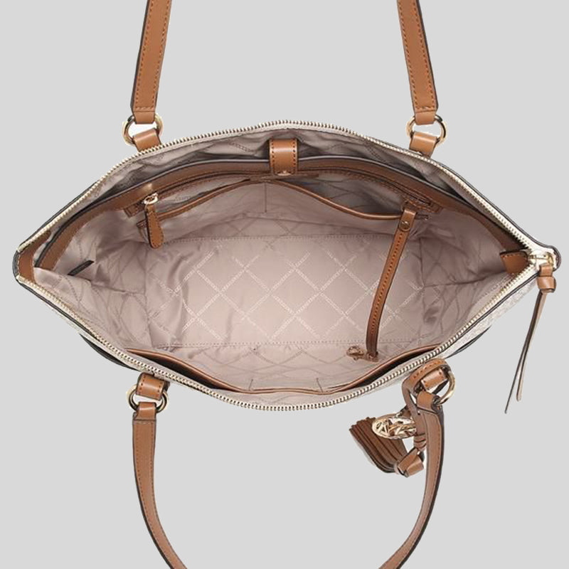 Michael Kors White Sullivan Small Logo Top-Zip Tote Bag 30T0GNXT1B-149  194900005651 - Handbags - Jomashop