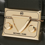 Michael Kors Serena Small Flap Crossbody bag With Studs Black 35S2GNRC1I