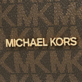 MICHAEL KORS Mercer Signature Small Drawstring Bucket Bag Brown 35F2GM9M1B