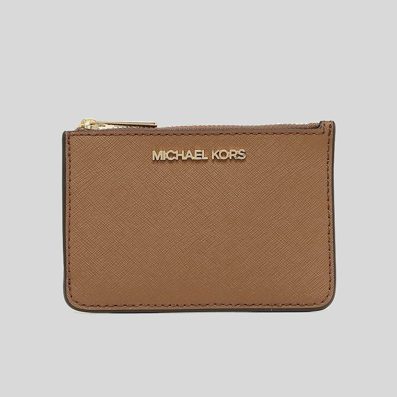 Michael Kors Jet Set Travel Small Top Zip Coin Pouch With ID Window Lu