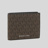 Michael Kors Cooper Billfold Wallet With Passcase Brown 36U9LCRF6B