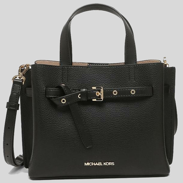 Michael Kors Emilia Small Satchel 35F0GU5S5T Black