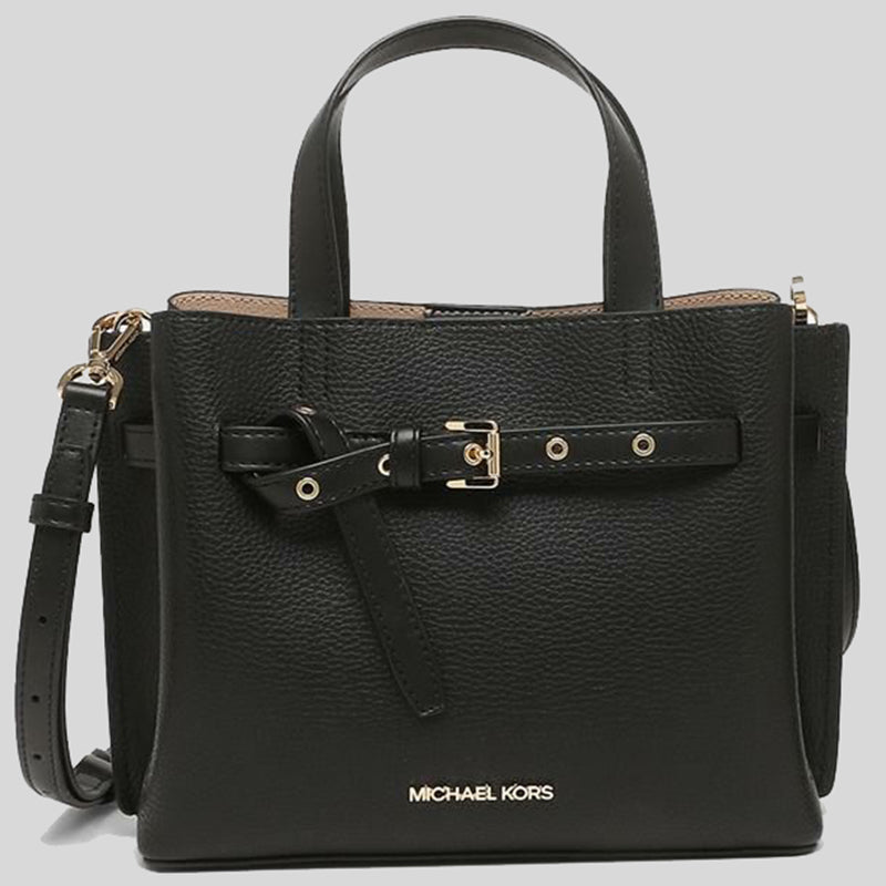 Michael Kors Emilia Small Satchel 35F0GU5S5T Black