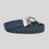 Michael Kors Men's Reversible Cut-to-size Singature Canvas Dress Belt Pale Blue 36F1LBLY9B