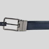 Michael Kors Men's Reversible Cut-to-size Singature Canvas Dress Belt Pale Blue 36F1LBLY9B