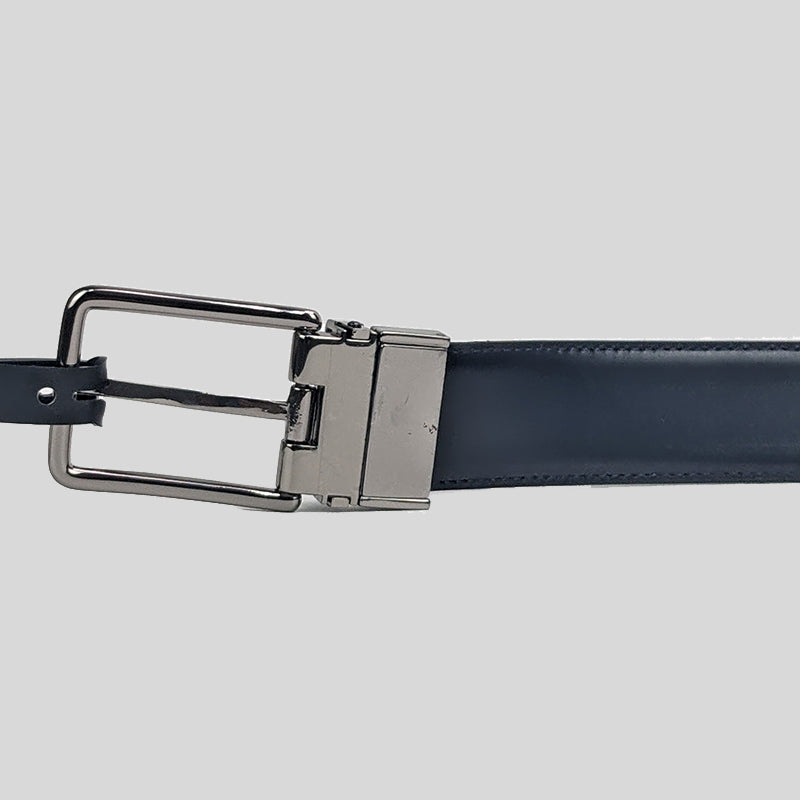 Michael Kors Men's Reversible Cut-to-size Singature Canvas Dress Belt Pale Blue 36F1LBLY9B
