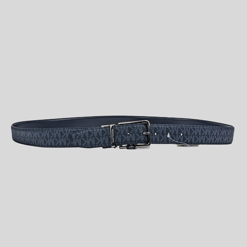 Michael Kors Men's Reversible Cut-to-size Singature Canvas Dress Belt Pale Blue 36F1LBLY9B