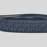 Michael Kors Men's Reversible Cut-to-size Singature Canvas Dress Belt Pale Blue 36F1LBLY9B