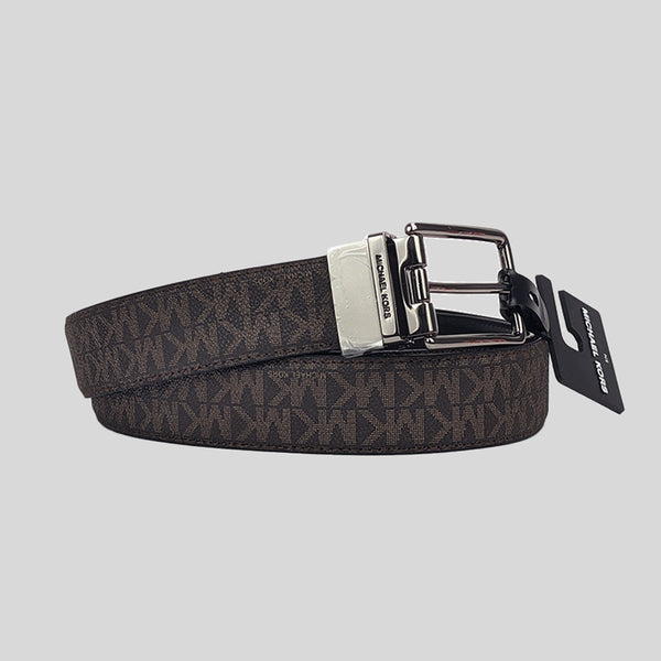 White mk shop belt mens