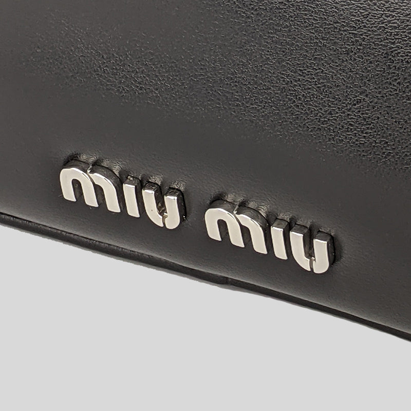 Miu Miu Marsupio Small Camera Crossbody / Belt Bag Black 5BL013