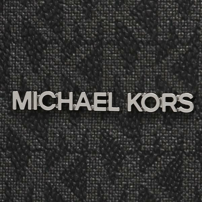 Michael Kors Mercer Medium Logo and Leather Accordion Crossbody Bag 35T1SM9M2B Black
