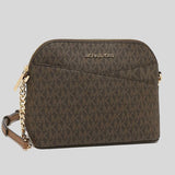 Michael Kors Jet Set Travel MD Dome Crossbody Bag 35F1GTVC6B Brown