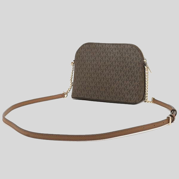 Michael Kors Jet Set Travel MD Dome Crossbody Bag 35F1GTVC6B Brown