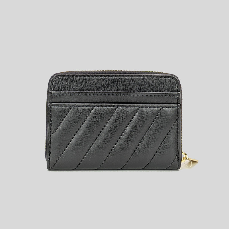 Michael Kors Jet Set Travel MD Zip Around Card Case 35F1GTVD2U Black