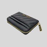 Michael Kors Jet Set Travel MD Zip Around Card Case 35F1GTVD2U Black