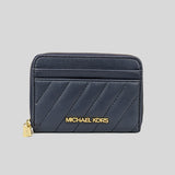 Michael Kors Jet Set Travel MD Zip Around Card Case 35F1GTVD2U Navy