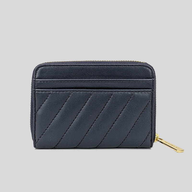 Michael Kors Jet Set Travel MD Zip Around Card Case 35F1GTVD2U Navy