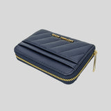 Michael Kors Jet Set Travel MD Zip Around Card Case 35F1GTVD2U Navy