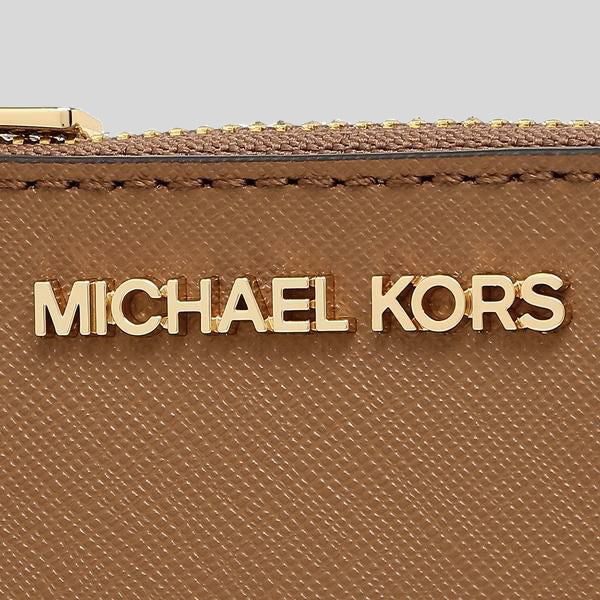 Michael Kors Jet Set Travel Small Top Zip Coin Pouch ID Holder Flame Red
