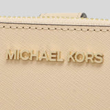 Michael Kors Jet Set Travel Double Zip Wristlet Phone Wallet Buff 35F8GTVW0L