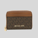 Michael Kors Jet Set Travel MD Zip Around Card Case 35H9GTVZ2B Brown
