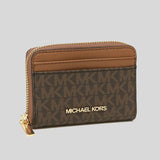 Michael Kors Jet Set Travel MD Zip Around Card Case 35H9GTVZ2B Brown