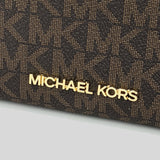 Michael Kors Jet Set Travel MD Zip Around Card Case 35H9GTVZ2B Brown Blush
