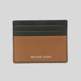 Michael Kors Cooper Pebble Leather Tall Card Case  Luggage 36F9LC0D2L