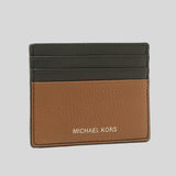 Michael Kors Cooper Pebble Leather Tall Card Case  Luggage 36F9LC0D2L