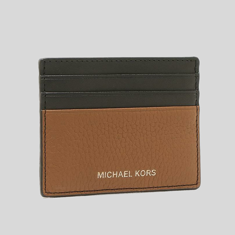 Michael Kors Cooper Pebble Leather Tall Card Case  Luggage 36F9LC0D2L