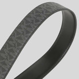 Michael Kors Mens 4-in-1 Signature Canvas Belt Gift Set Box Black 36H9MBLY4V