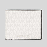 Michael Kors Cooper Billfold Wallet With Passcase Bright White 36U9LCRF6B