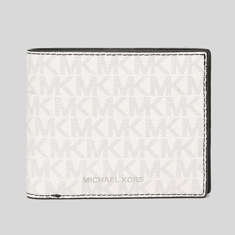 Michael Kors Cooper Billfold Wallet With Passcase Bright White 36U9LCRF6B