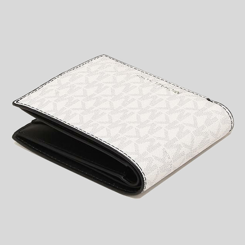 Michael Kors Cooper Billfold Wallet With Passcase Bright White 36U9LCRF6B