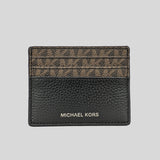 Michael Kors Cooper Tall Card Case 36H1LC0D2L Brown Black