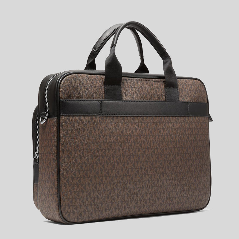 Michael Kors Cooper Logo Briefcase Brown 37F1LCOA6B