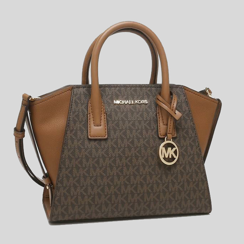Mk satchel on sale brown